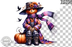 Halloween Scarecrow Sublimation - Clipart PNG Design Product Image 1