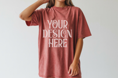 Brick Comfort Colors 1717 T-shirt Mockups, Real Model Mo Product Image 1
