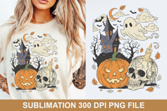 Pumpkin Sublimation - Halloween PNG Design Product Image 1