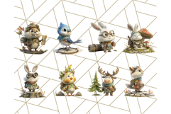 56 Tiny Explorers Clipart PNG, Animal Adventure PNG Product Image 3