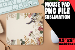 Whimsical MOUSE PAD Fun Designs, Flowers Product Image 1