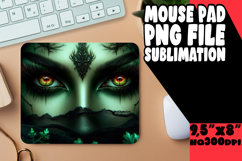 Radiant Mouse Pad Designs PNG, Horror Halloween Product Image 1
