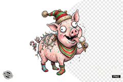 Whimsical Christmas In July Animals Clipart Product Image 1