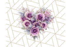 Whimsy Winter Florals Clipart PNG, Christmas Png Clipart Product Image 3