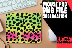 Leopard Print Gradient Mouse Pad PNG Product Image 1