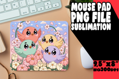 Luminous Mouse Mat Sublimation, Birds Product Image 1