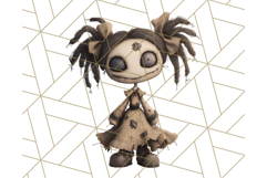 Creepy Dolls Clipart PNG Haunted Toy Characters Product Image 3