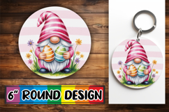 Sweet Watercolor Bear Keychain Tumbler Spring Design PNG Product Image 1