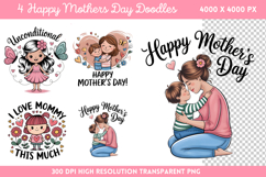 Floral Mama Mom Sublimation PNG Product Image 1