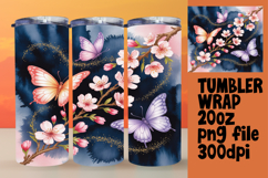 GREAT GIFT 20oz Tumbler Wrap , Flowers Product Image 1