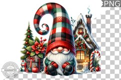 Christmas Gnome Sublimation - Clipart PNG Design Product Image 1