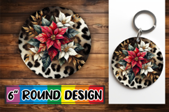 Blissful Keychain Circle Style, Leopard Prints Product Image 1