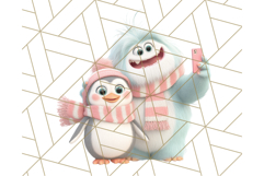 Kawaii Christmas Yeti PNG Clipart, Cute Bigfoot Holiday Art Product Image 3