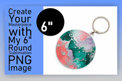 Trendy Round Design for Sublimation , Abstract Pattern Product Image 1