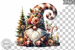 Christmas Gnome Sublimation - Clipart PNG Design Product Image 1