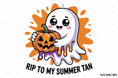 Rip to my summer tan Svg | Halloween Svg | Svg Cut Files Product Image 1