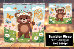 ELEGANT 20oz Tumbler Design for Any Occasion , Cute Bear Product Image 1