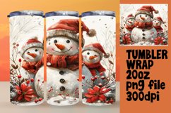 Winter Gingerbread Tumbler 20oz Holiday Sublimation Product Image 1