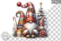 Christmas Gnome Sublimation - Clipart PNG Design Product Image 1