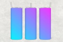 Ombre Gradient Tumbler Wrap Sublimation Product Image 1