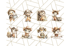 Wild West Animals PNG Clipart, Cowboy &amp; Saloon Scenes Product Image 3