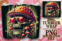 Sweet Joy 20oz tumbler wrap, Skull Product Image 1