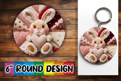 Joyful Coasters Circle Style, Valenines Animals Product Image 1