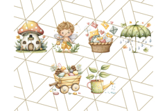 Whimsical Fairy Village Clipart PNG for Kids, Fairytales Png Product Image 7
