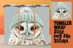 Adorable Winter Animal Wrap Sublimation 20oz Product Image 1