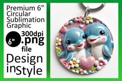 Creative Round Design Coaster Artwork , Sweet Animals Product Image 1