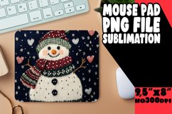 Cozy Desk Mat Ideas for Kids, Snowman Product Image 1