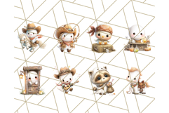 Old West Ghost Halloween PNG Clipart Product Image 3