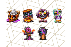 Haunted Treats Clipart PNG, Halloween Candy Art Product Image 7