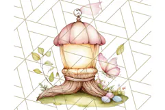Bookish Fairy PNG Clipart, Whimsical Reading Elements Png Product Image 3