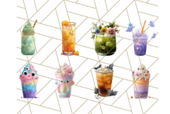 Halloween Drink Clipart PNG, Spooky Cute Beverage Art Product Image 3