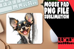 Whimsical Watercolor Dog Lover Mousepad PNG Product Image 1