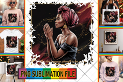 Fun TOTE BAG Ideas Magic, Praying Woman Product Image 1