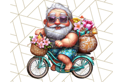 Summer Christmas Clipart PNG, Tropical Holiday Art Clip Art Product Image 3