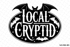 Local Cryptid Svg | Halloween Svg | Svg Cut Files Product Image 1