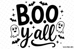 Boo Y&#039;all Svg | Halloween Svg | Svg Cut Files Product Image 1