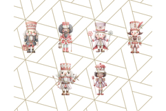 Nutcracker Clipart, Festive Holiday Toy Soldier PNG Art Product Image 7
