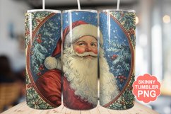 Santa Christmas Tumbler | Christmas Tumbler Wrap Product Image 1
