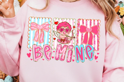 Be Mine Png, Leopard Valentine's Day Png, Coquette Bow Png Product Image 1