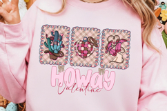 Howdy Valentine Png, Western Valentine Png, Pink Valentine Product Image 3