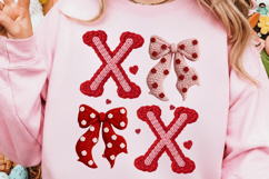 XOXO Knit Png, Xoxo Yarn PNG, Trendy Valentine Png Product Image 3
