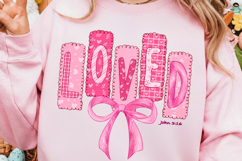 Loved John 3:16 Png, Christian Valentine PNG, Preppy Valenti Product Image 3