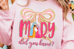 Mary Did You Know PNG, Christmas PNG, Baby Jesus PNG, Manger Product Image 1