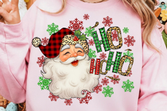Retro Santa PNG Ho Ho Ho Santa Christmas png, Christmas Png Product Image 3