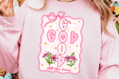God Is Good All The Time PNG Christian Sublimation Design Product Image 1