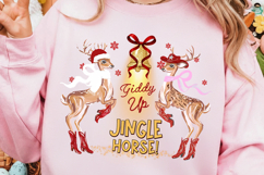 Preppy Cowgirl Christmas, Western Christmas png, Howdy Png Product Image 2